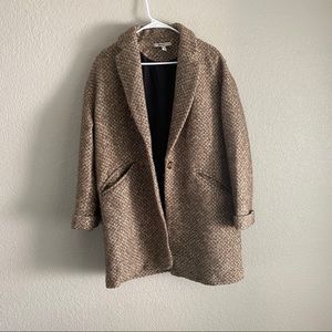 Wool-blend coat